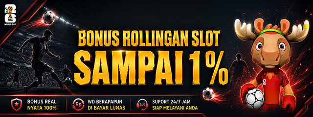 Bonus Rollingan SLOT 1%